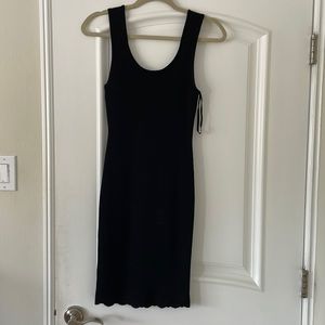 Brand new with tag, body fit black dress